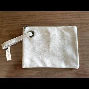 Gray Oversize Clutch